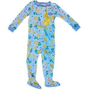 Lamaze Baby One Piece 18M Yellow Lemon Print Organic Cotton Unisex NWT